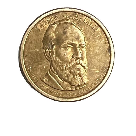 2011 D James Garfield Presidential Dollar - Picture 3 of 6
